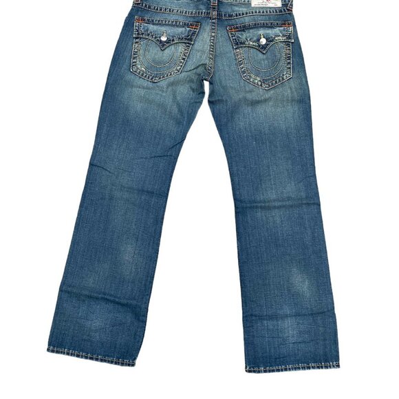 True Religion Jeans Size 36 STRAIGHT BIG T Blue - Picture 6 of 8